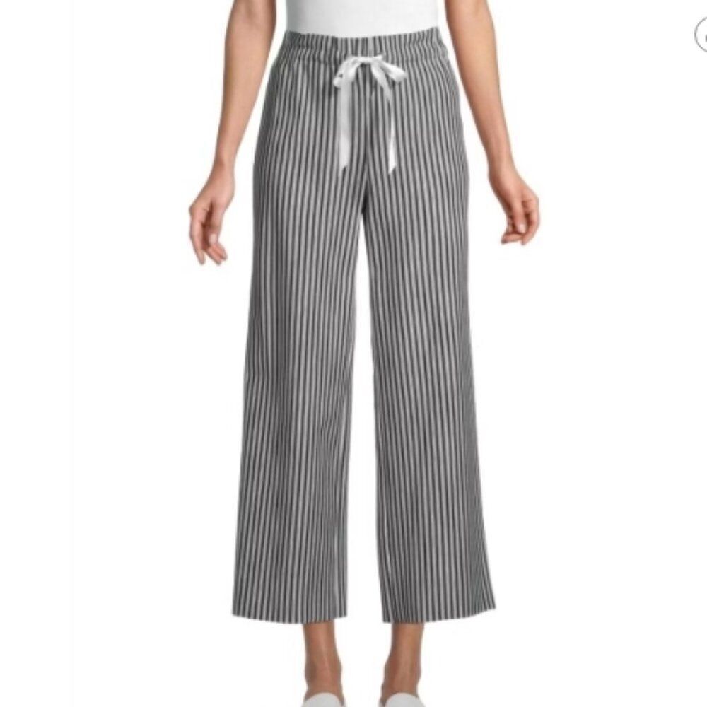 Like New! Bailey 44 Women's Profiterole Striped Pants In Size L